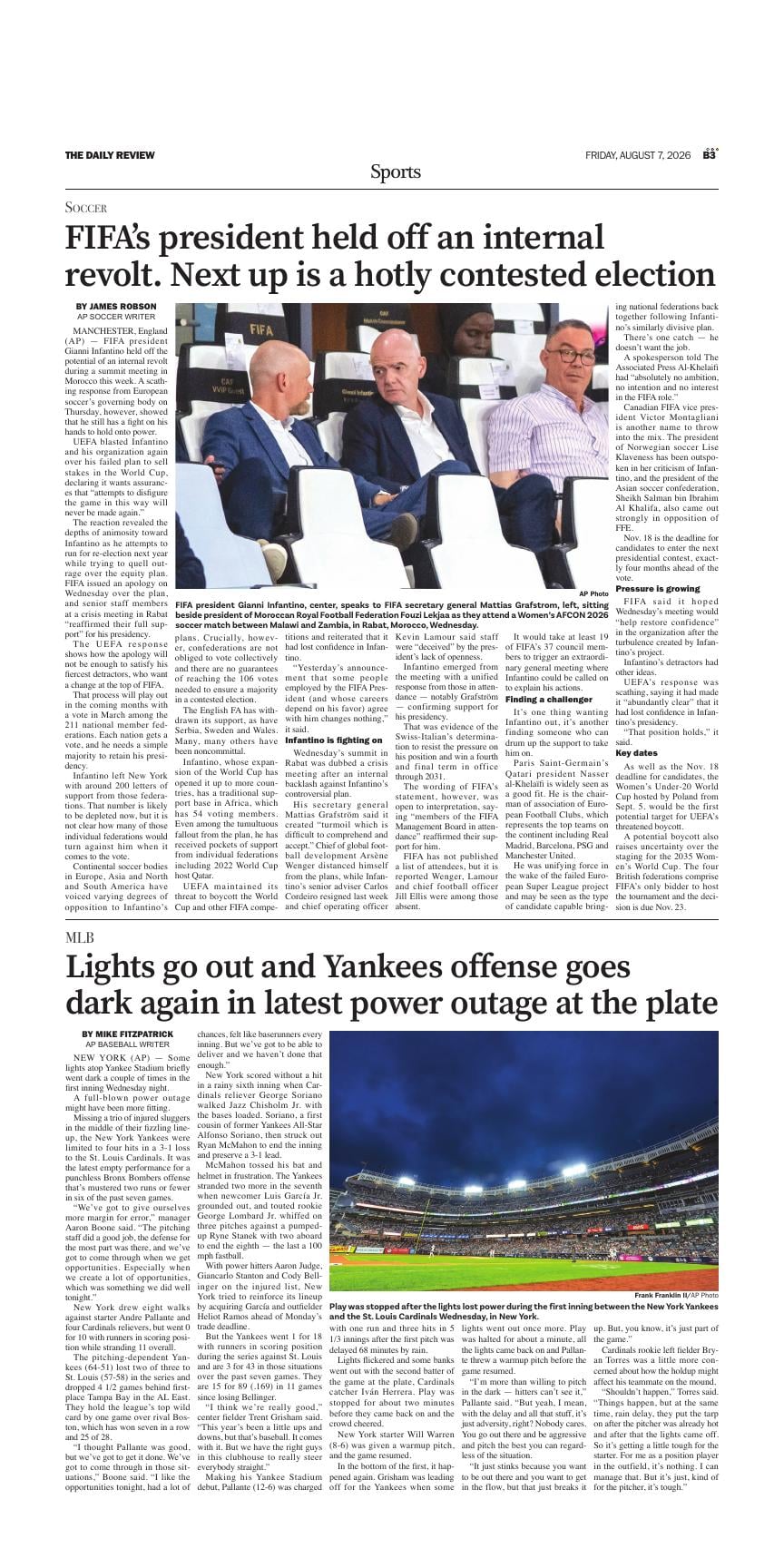 B3 Daily Review