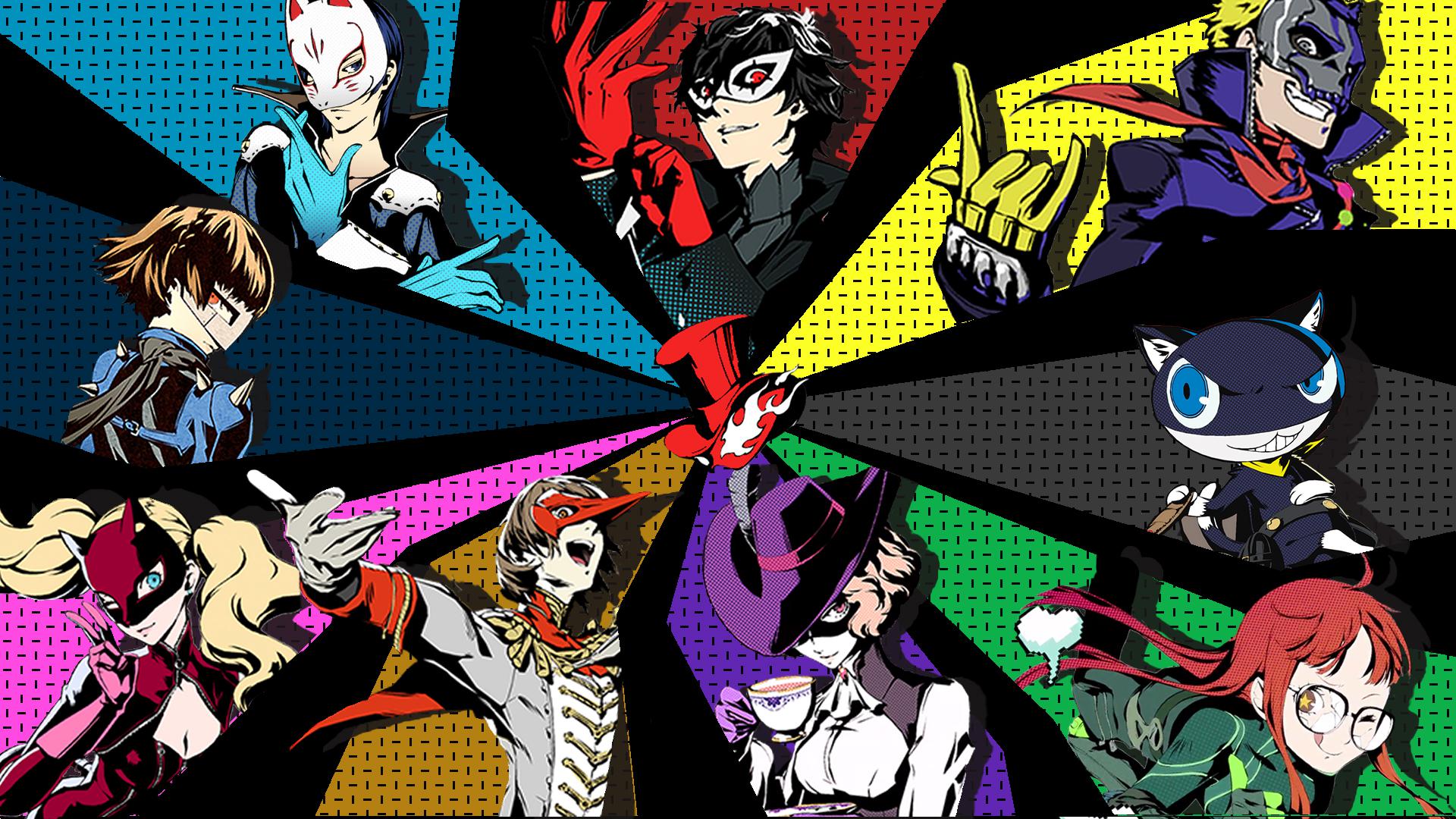 Persona 5 Royal Phantom Thieves group art