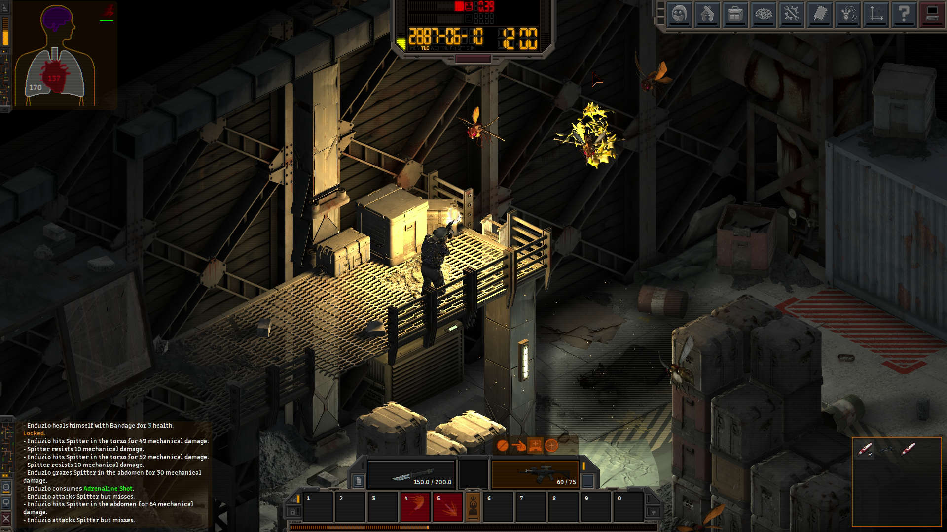 Underrail game screenshot