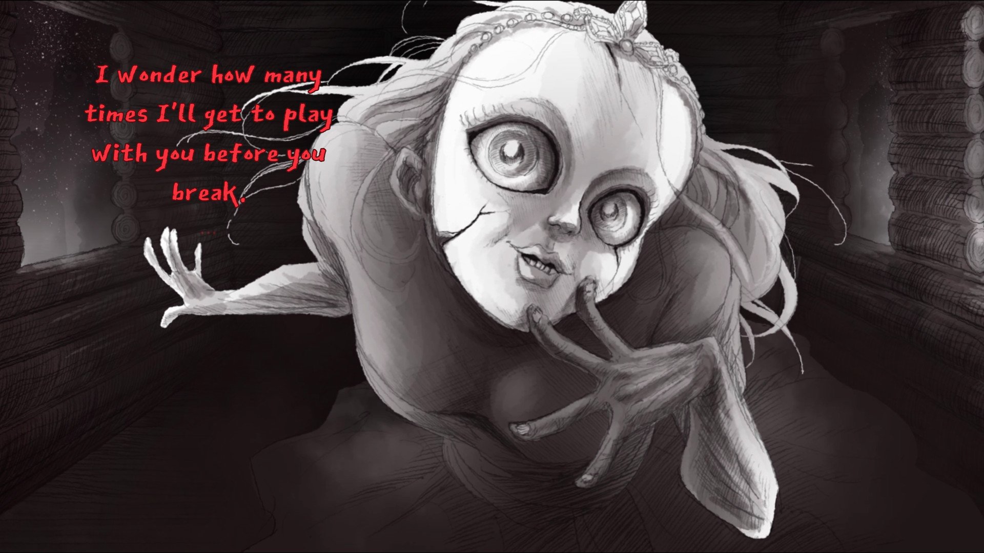 Slay the Princess visual novel art