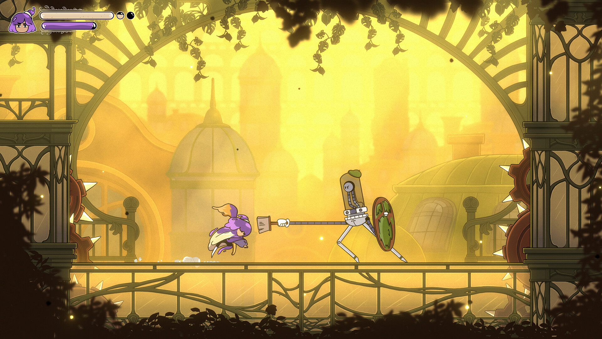 Constance 2D platformer game art 2025