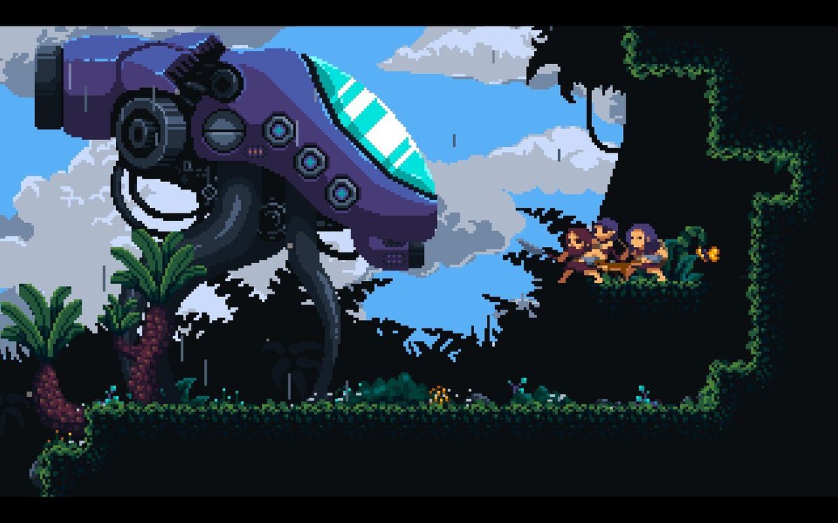 Mom's Attic Adventures platformer art