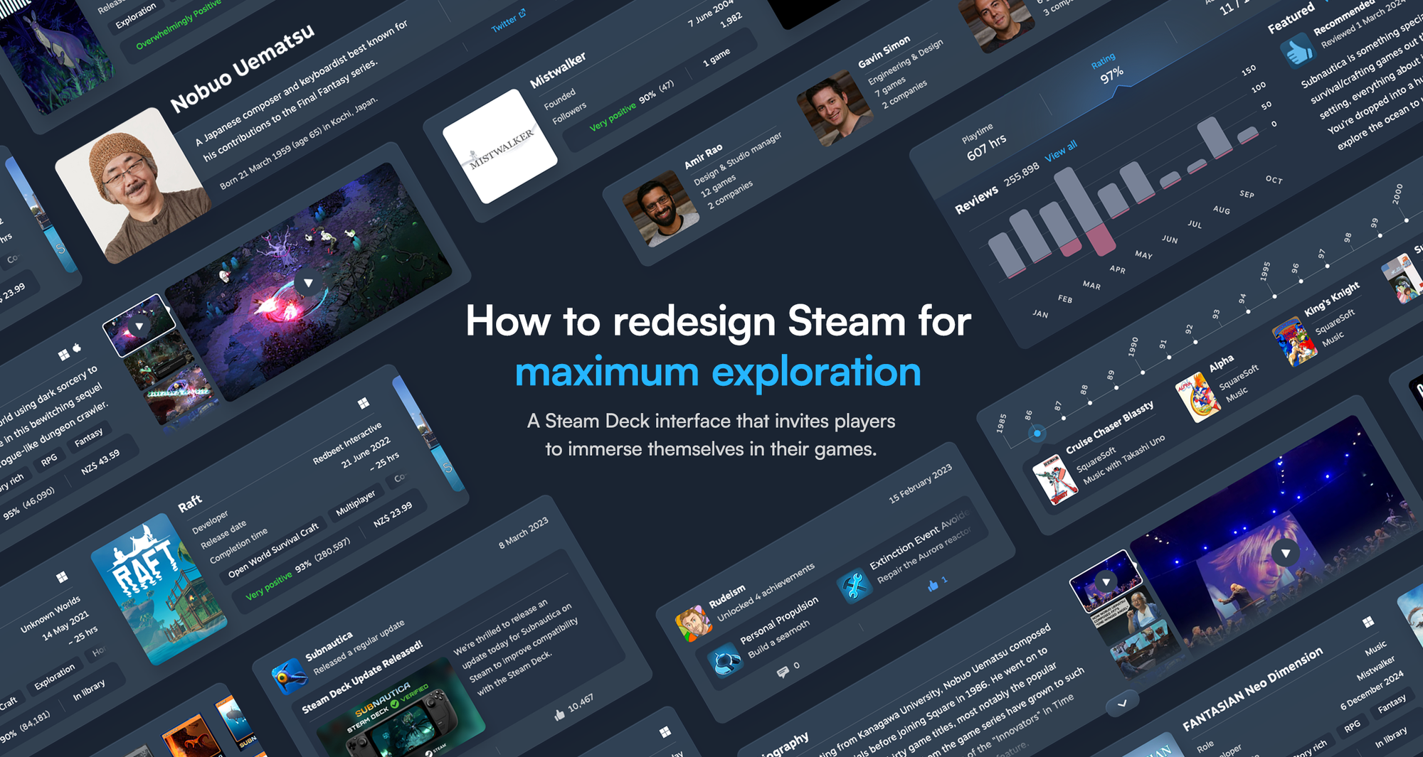 Optimized Steam game page with strong visuals