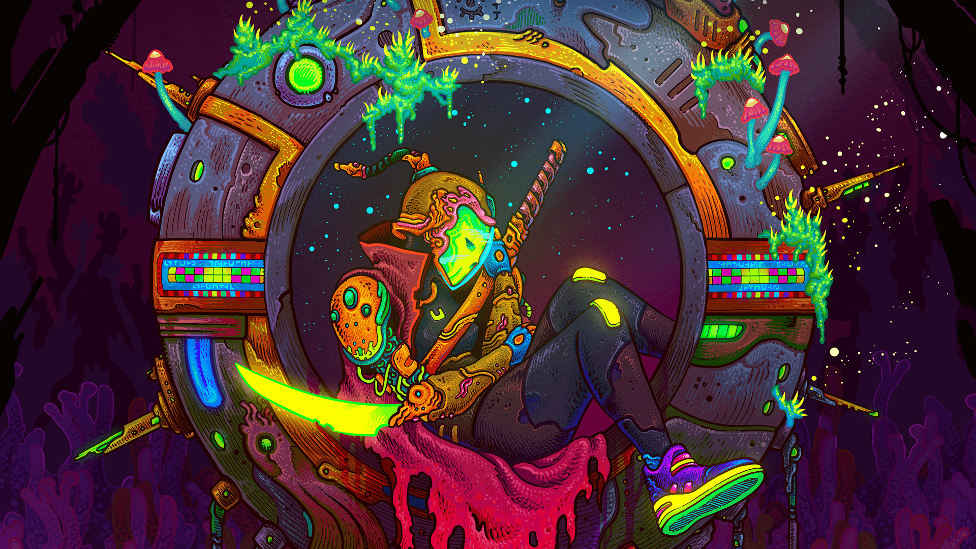 Ultros game psychedelic art
