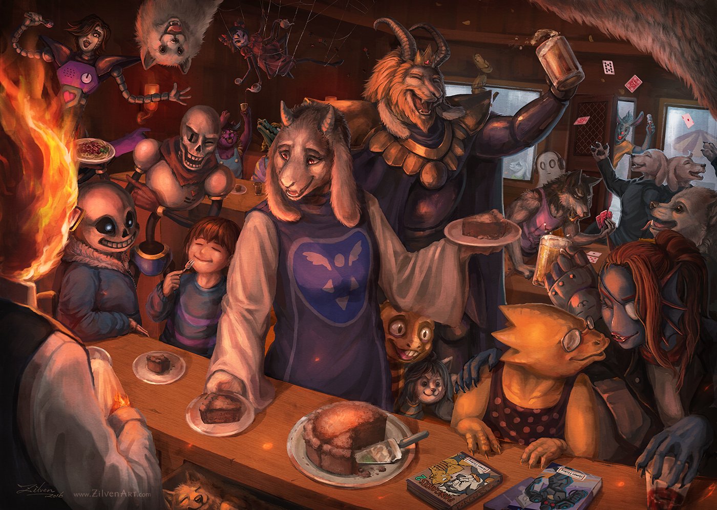Undertale characters fan art