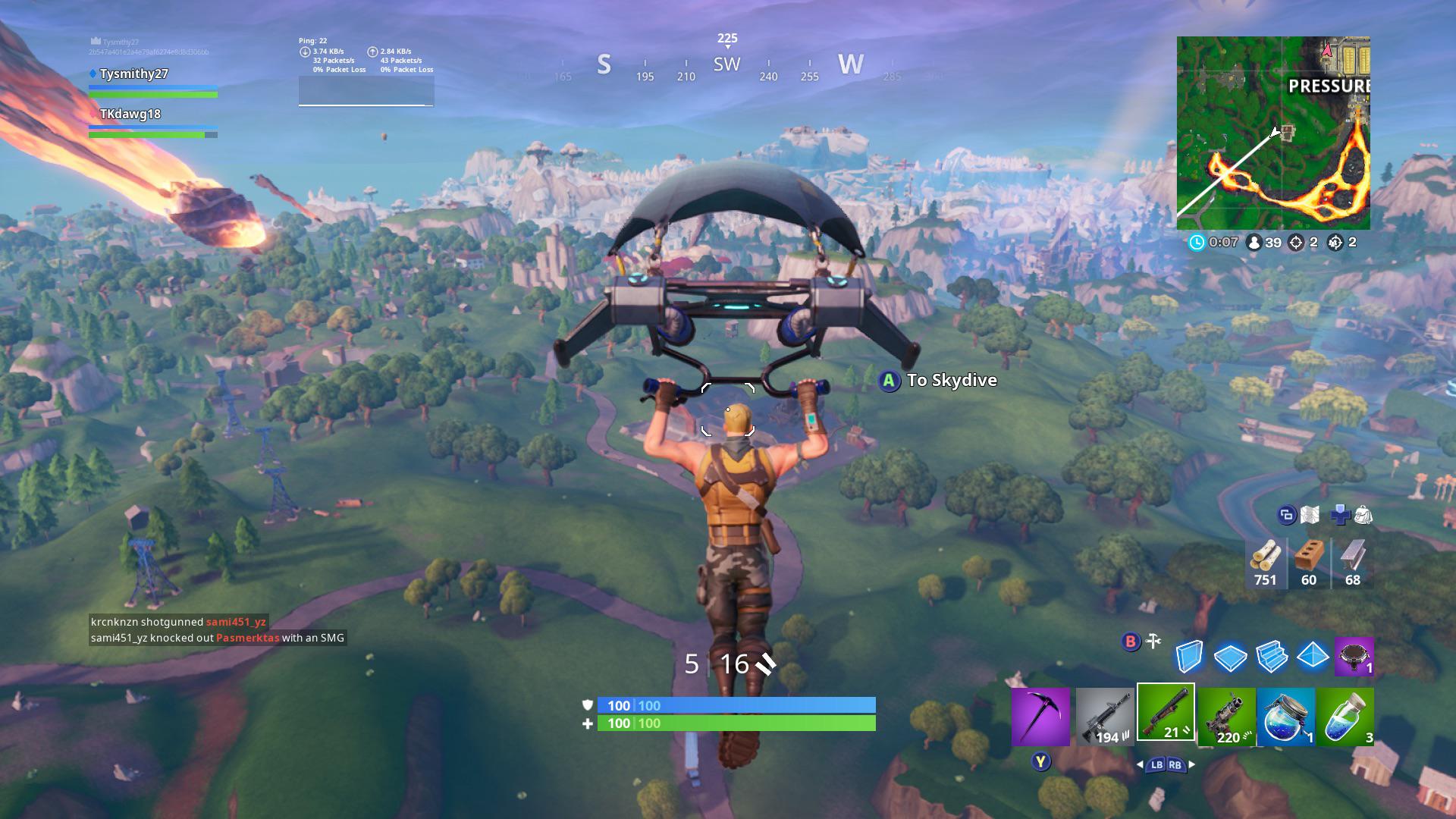 Fortnite gameplay screenshot