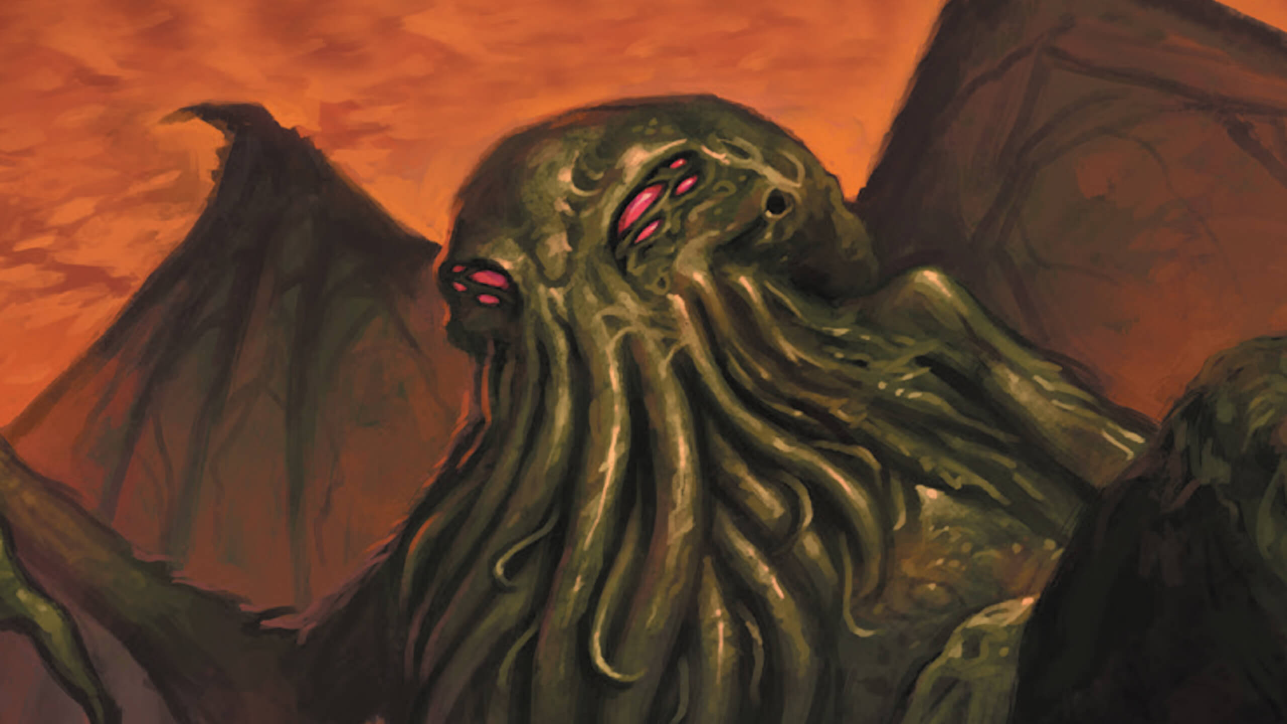 Eldritch Vault Lovecraftian roguelite art