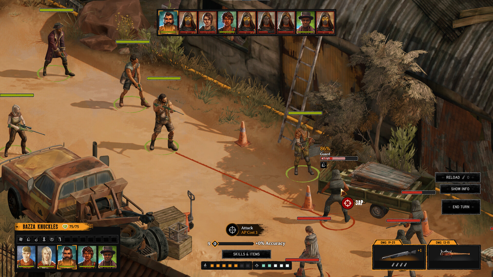 Broken Roads game screenshot