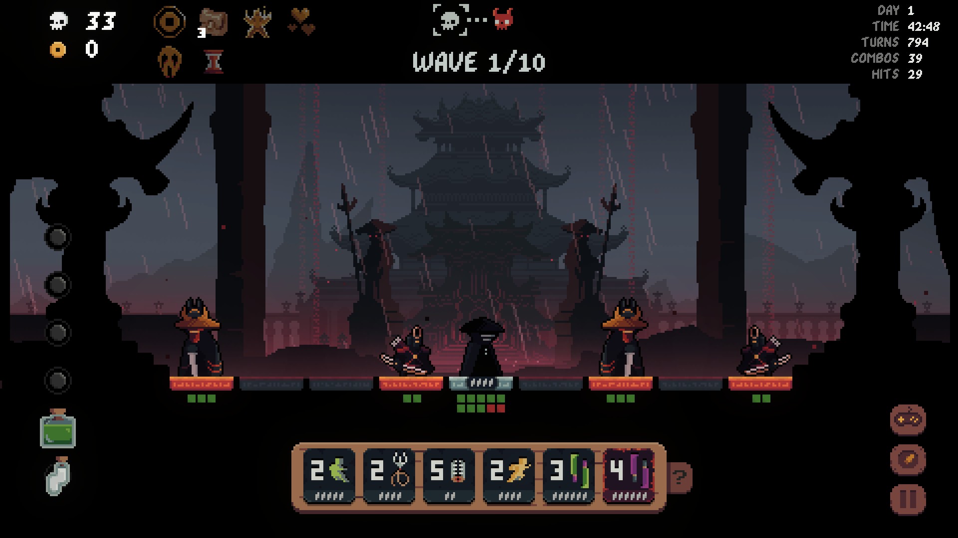 Shogun Showdown Godot roguelike screenshot