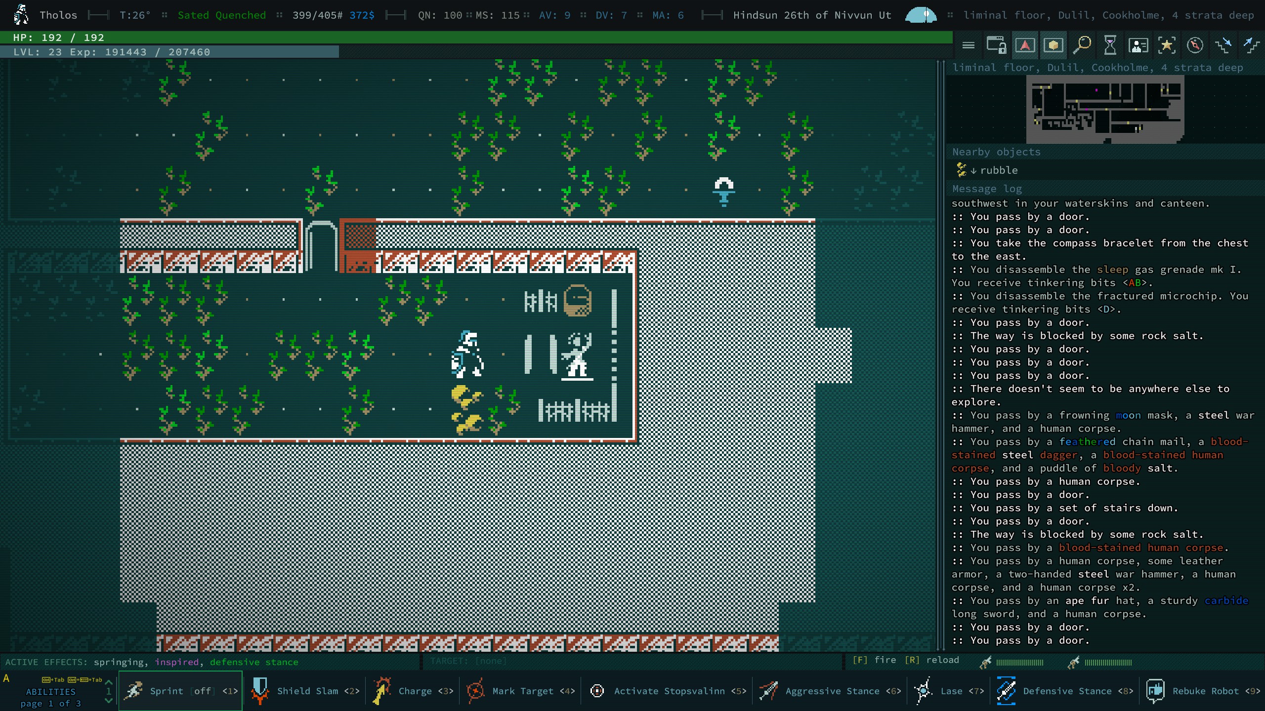 Caves of Qud 2024 pixel art gameplay