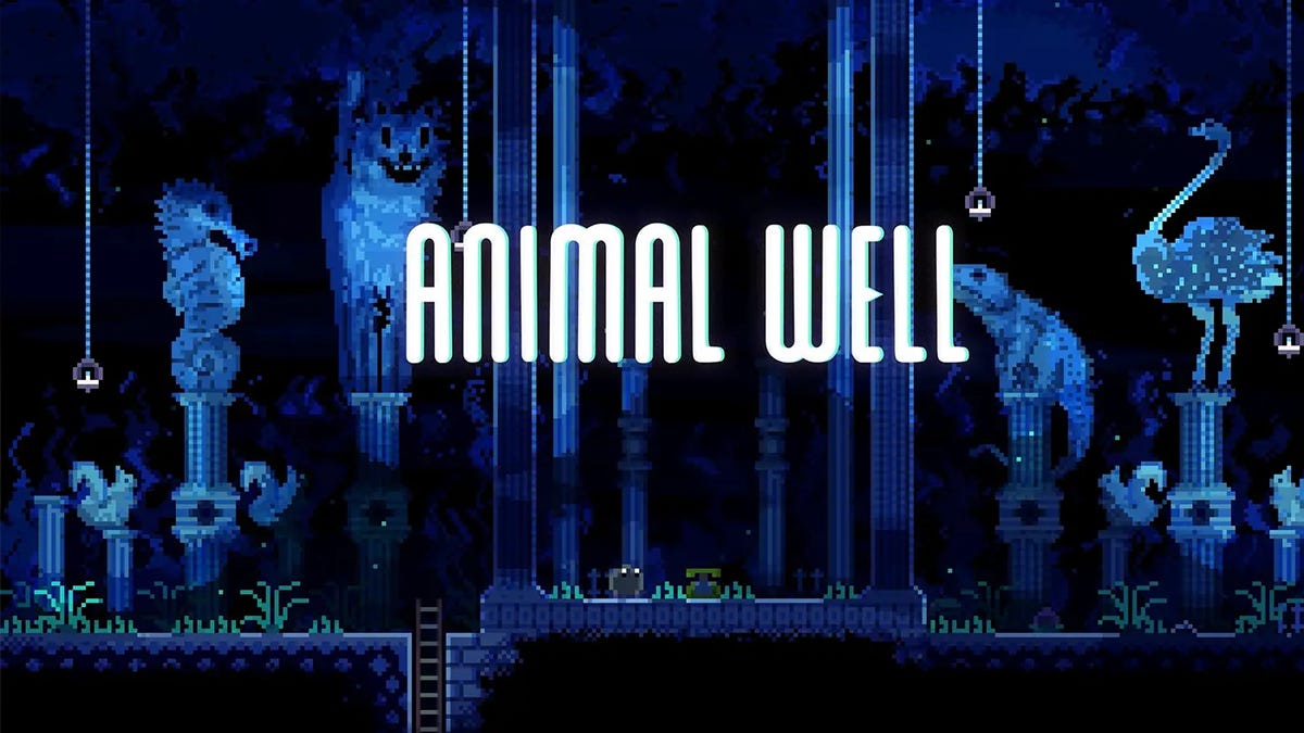 Animal Well pixel art atmosphere