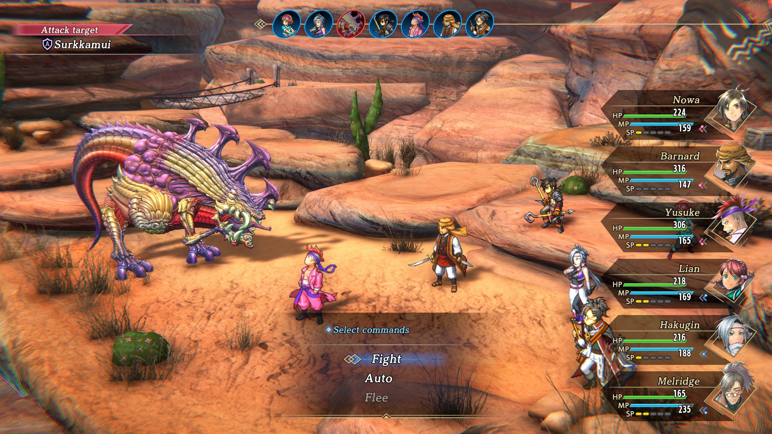 Eiyuden Chronicle: Hundred Heroes gameplay