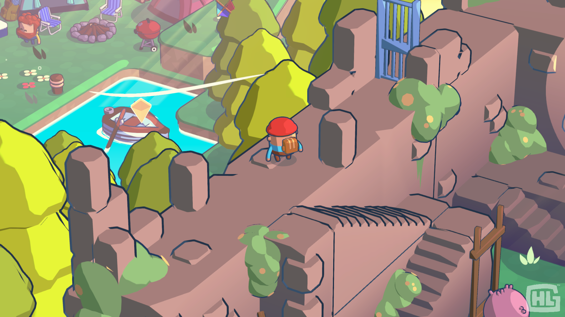 Pine Hearts game art