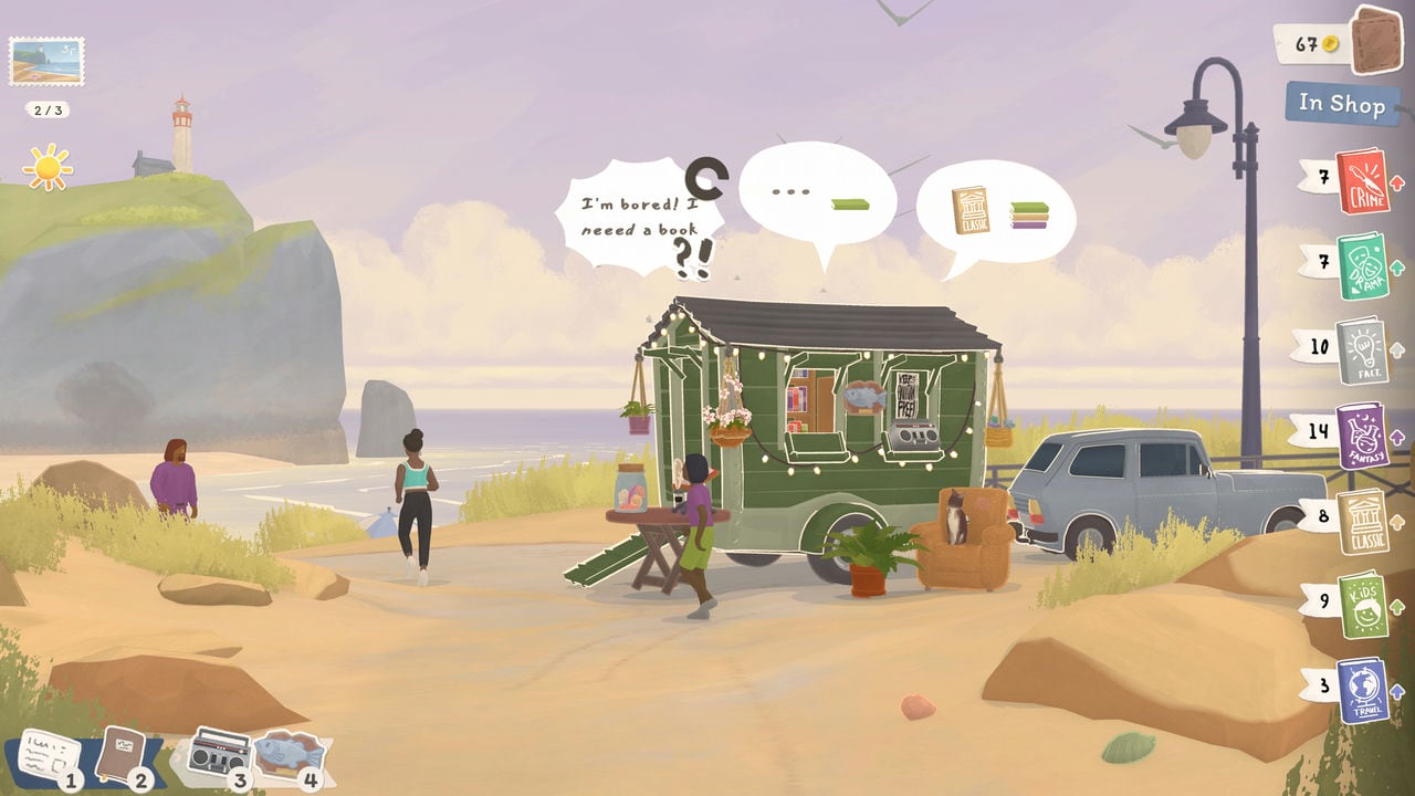 Tiny Bookshop indie game screenshots